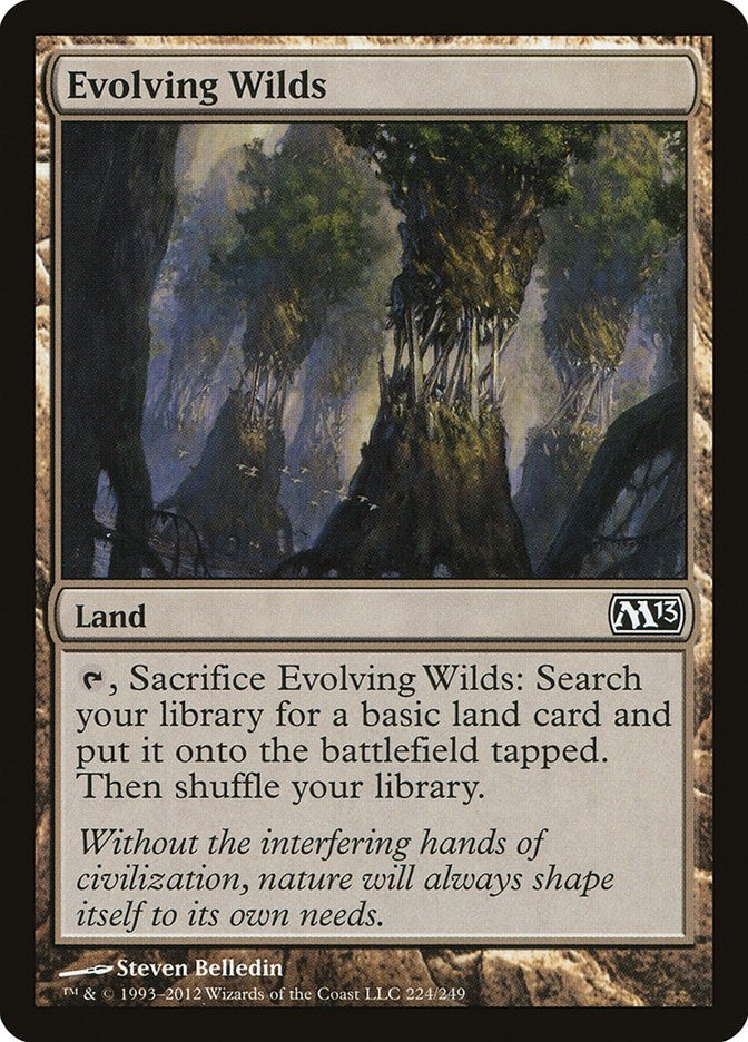 Evolving Wilds (224) [M13] - MTG Single