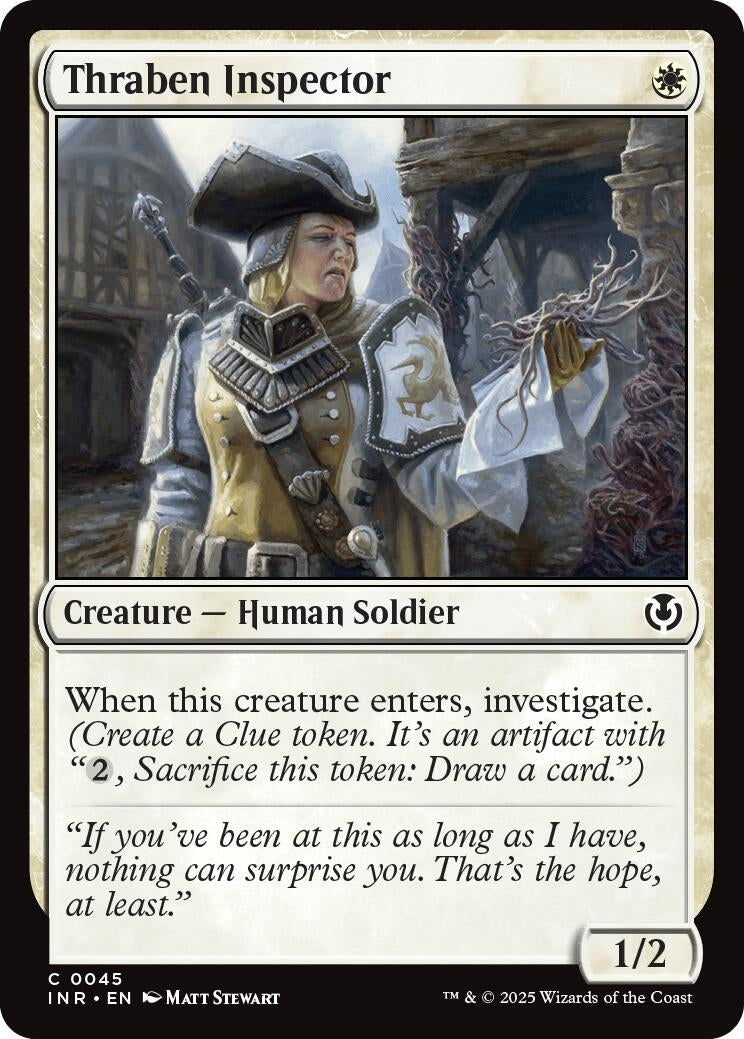 Thraben Inspector (45) [INR] - MTG Single