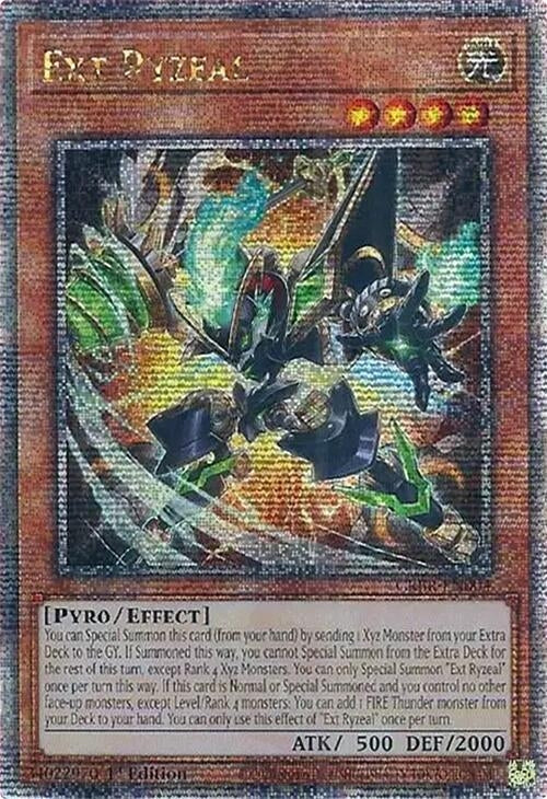 Ext Ryzeal (Quarter Century Secret Rare) (CRBR-EN004) - YuGiOh Single