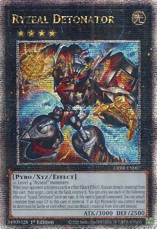 Ryzeal Detonator (Quarter Century Secret Rare) (CRBR-EN007) - YuGiOh Single