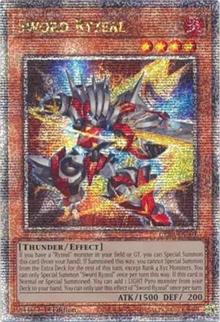 Sword Ryzeal (Quarter Century Secret Rare) (CRBR-EN001) - YuGiOh Single