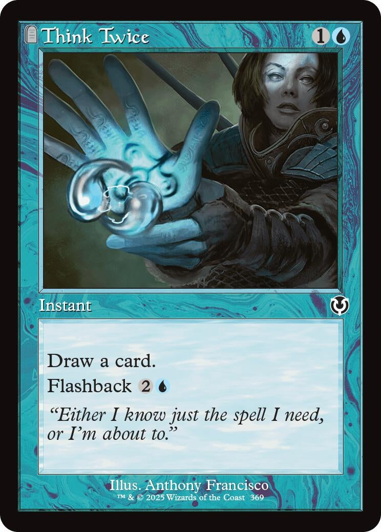 Think Twice (Retro Frame) (369) [INR] - MTG Single