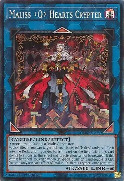 Maliss Q Hearts Crypter (CR) (CRBR-EN020) - YuGiOh Single