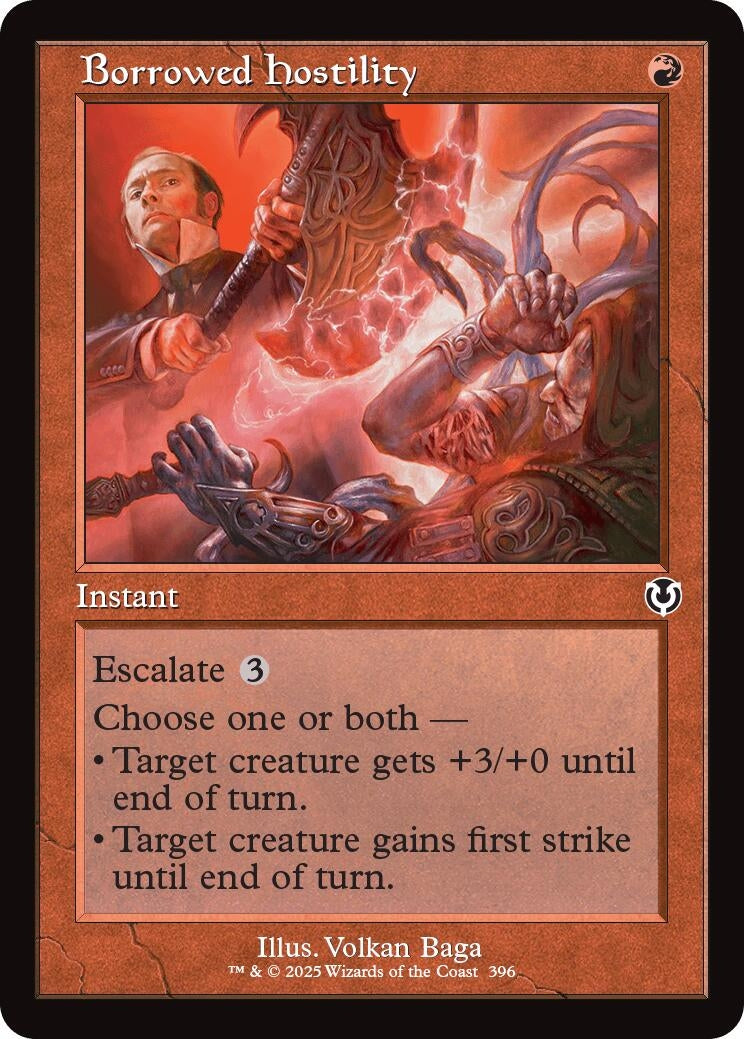 Borrowed Hostility (Retro Frame) (396) [INR] - MTG Single