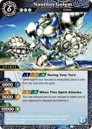 Nautilus Golem (Store Tournament & Sealed Deck Pack Vol.2) (PR-066) [LEP] - Battle Spirits Saga Single