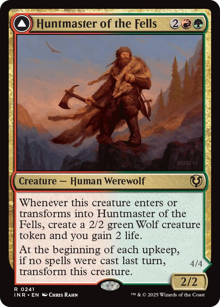 Huntmaster of the Fells // Ravager of the Fells (241) [INR] - MTG Single