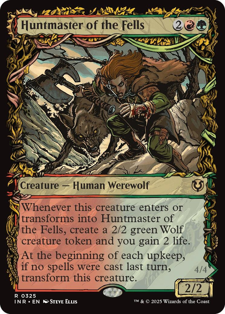 Huntmaster of the Fells // Ravager of the Fells (Showcase) (325) [INR] - MTG Single