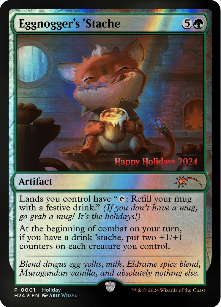 Eggnogger’s ’Stache (1) [SPECIAL] - MTG Single
