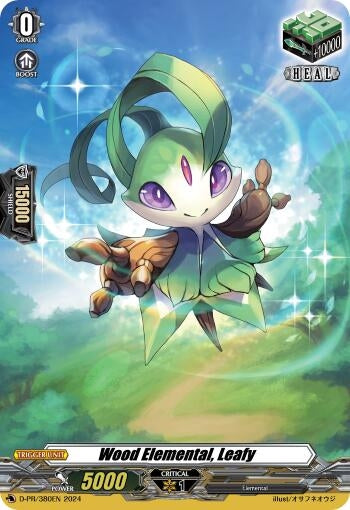 Wood Elemental Leafy (D-PR/380EN) (D-PR/380EN) [D-PR] - Cardfight Vanguard Single