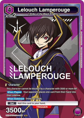 Lelouch Lamperouge (017) (UE04BT/CGH-1-017) [UE04BT] - Union Arena Single