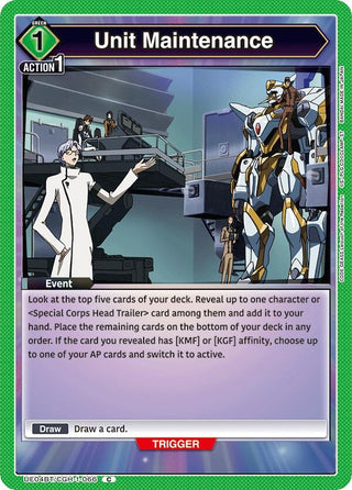 Unit Maintenance (UE04BT/CGH-1-066) [UE04BT] - Union Arena Single