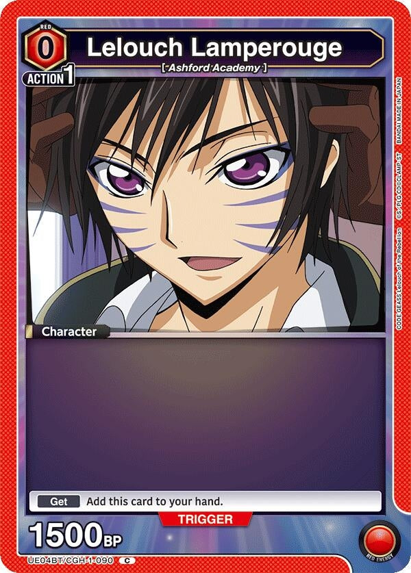 Lelouch Lamperouge (090) (UE04BT/CGH-1-090) [UE04BT] - Union Arena Single