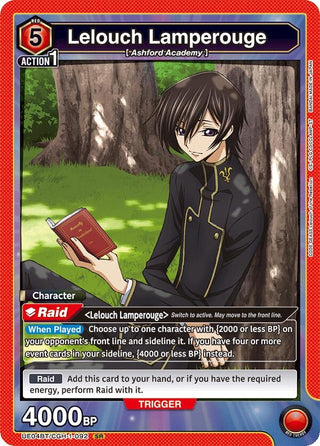 Lelouch Lamperouge (092) (UE04BT/CGH-1-092) [UE04BT] - Union Arena Single