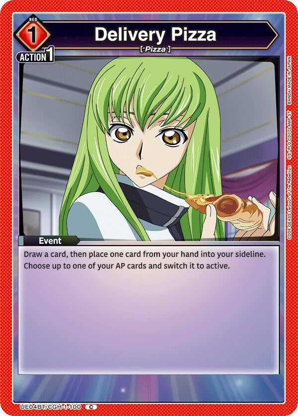 Delivery Pizza (UE04BT/CGH-1-100) [UE04BT] - Union Arena Single