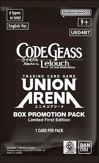 Code Geass: Lelouch of the Rebellion - Box Promotion Pack [UE04BT] - Union Arena Sealed