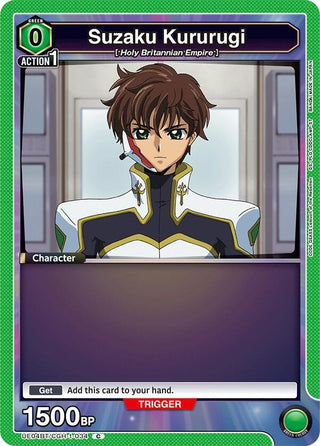Suzaku Kururugi (034) (Box Topper Foil) (UE04BT/CGH-1-034) [UE04BT] - Union Arena Single