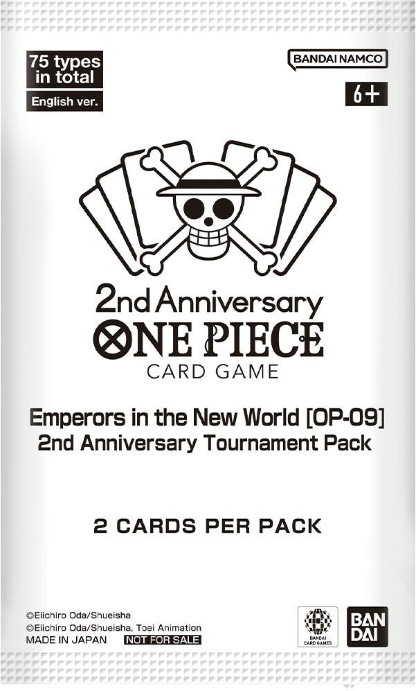 Emperors in the New World - 2nd Anniversary Tournament Pack (OP09 ANN) - One Piece Card Game Sealed