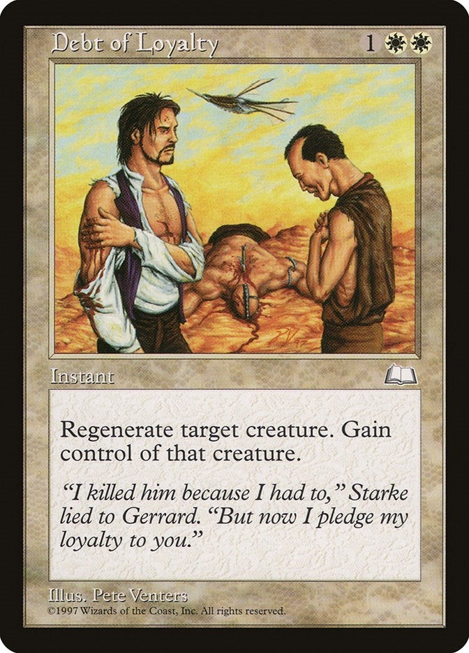 Debt of Loyalty [WTH] - MTG Single