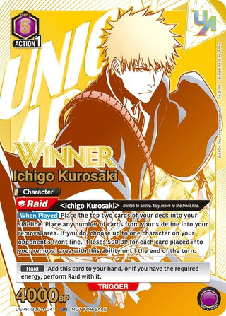 Ichigo Kurosaki (041) (Winner) (UEPR/BLC-1-041) [UEPR] - Union Arena Single