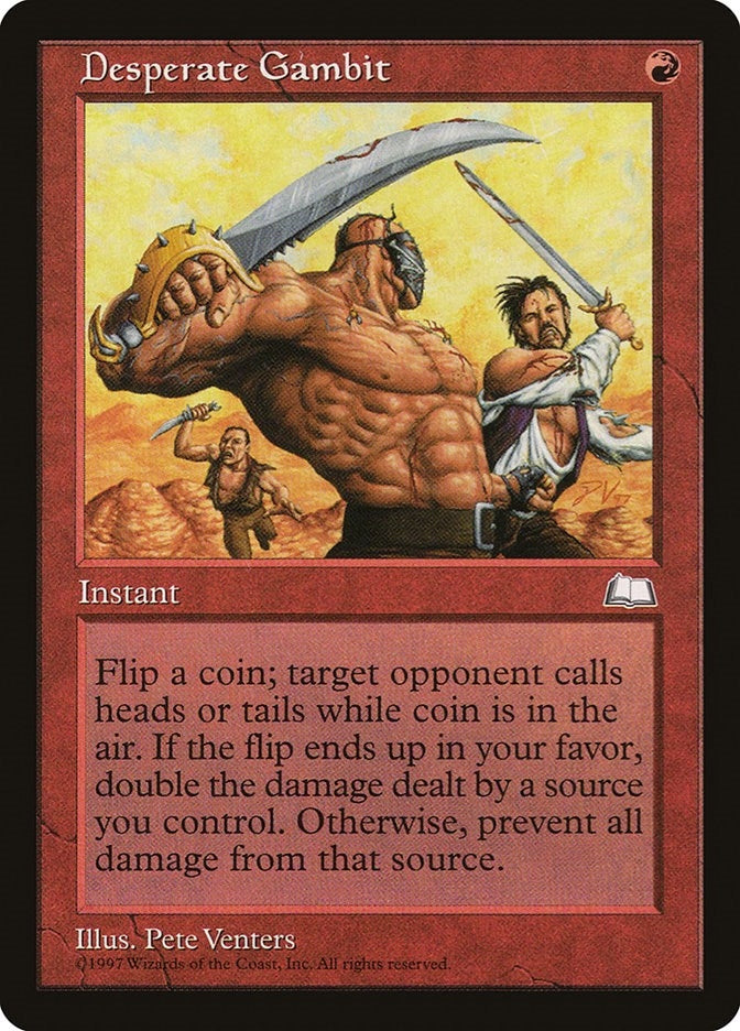 Desperate Gambit [WTH] - MTG Single