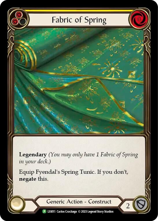 Fabric of Spring // Fyendal’s Spring Tunic - LSS011 (LSS011) [PR] - Flesh and Blood TCG Single