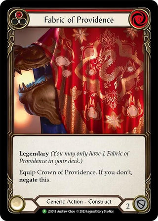 Fabric of Providence // Crown of Providence - LSS013 (LSS013) [PR] - Flesh and Blood TCG Single