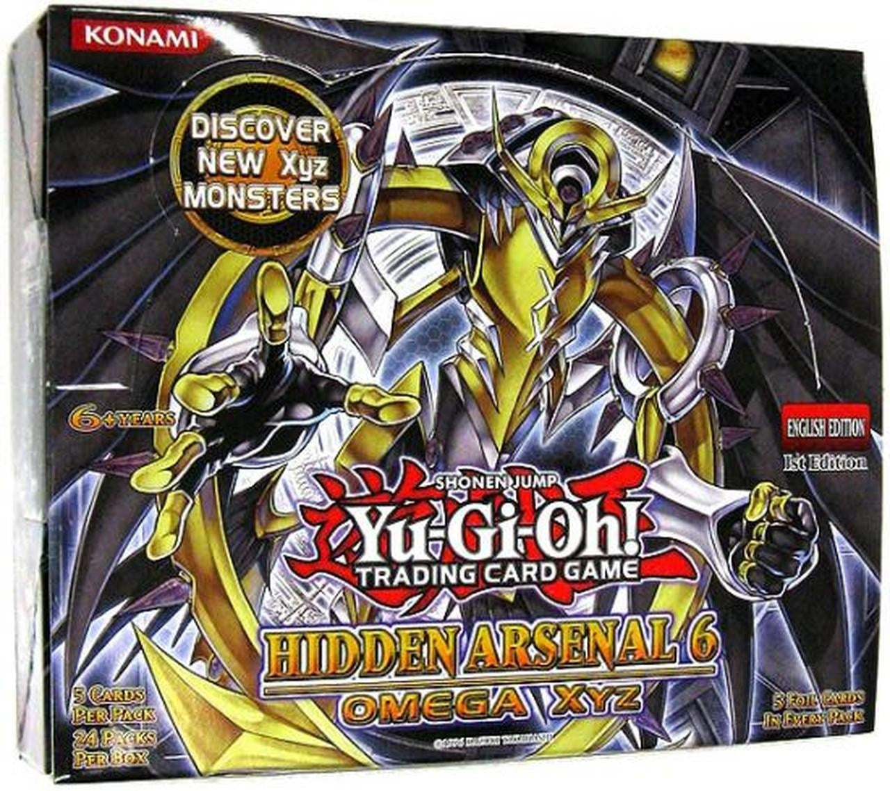 Hidden Arsenal 6: Omega Xyz - Booster Box [1st Edition] (HA06) - YuGiOh Sealed