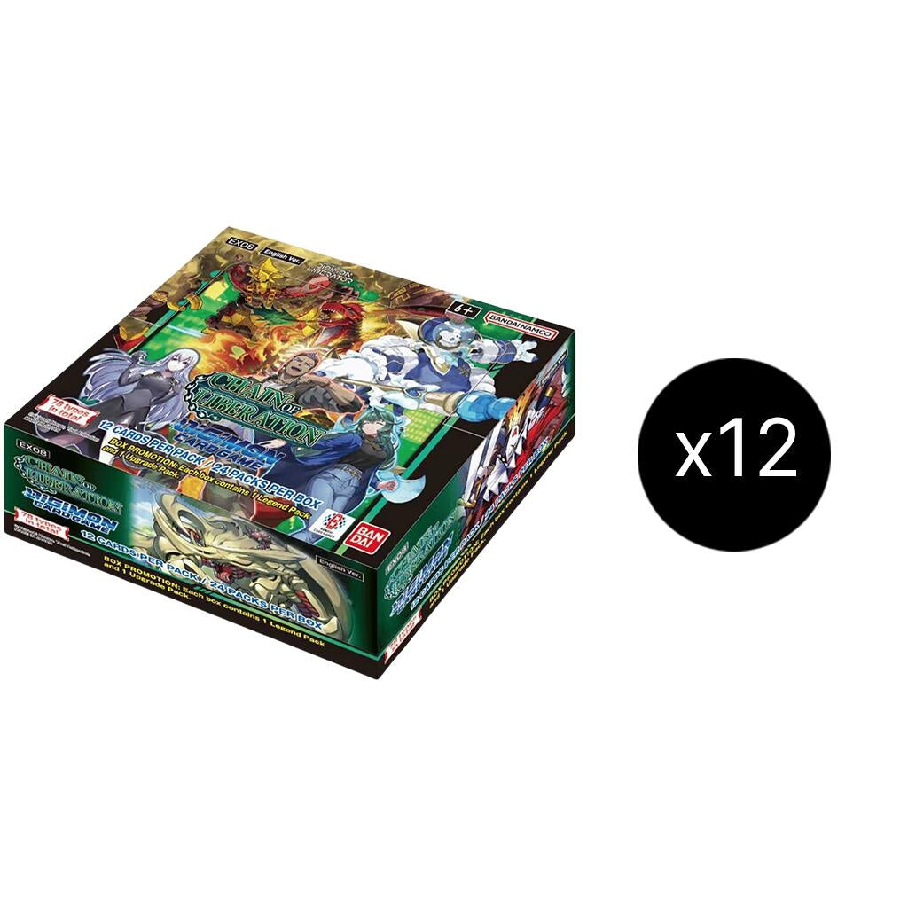 Chain of Liberation Booster Box Case - Digimon Card Game Sealed