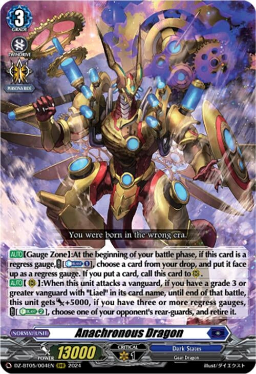 Anachronous Dragon (DZ-BT05/004EN) [BT05OA] - Cardfight Vanguard Single