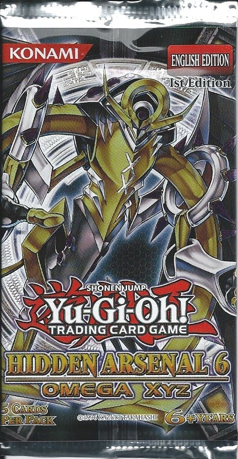 Hidden Arsenal 6: Omega Xyz - Booster Pack [1st Edition] (HA06) - YuGiOh Sealed