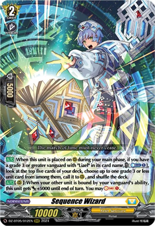 Sequence Wizard (DZ-BT05/012EN) [BT05OA] - Cardfight Vanguard Single