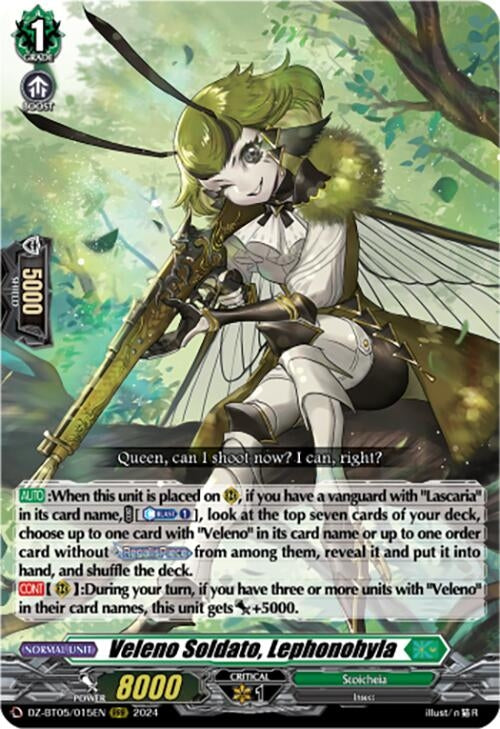 Veleno Soldato Lephonohyla (DZ-BT05/015EN) [BT05OA] - Cardfight Vanguard Single