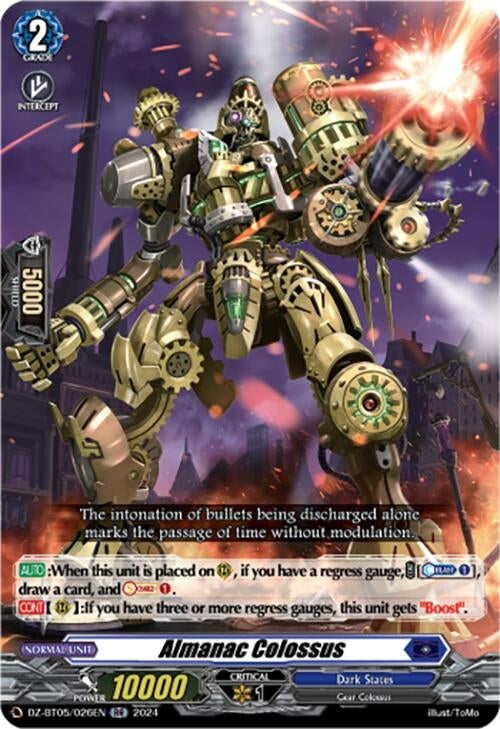 Almanac Colossus (DZ-BT05/026EN) [BT05OA] - Cardfight Vanguard Single