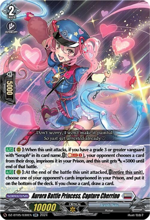 Aurora Battle Princess Capture Cherrino (DZ-BT05/030EN) [BT05OA] - Cardfight Vanguard Single