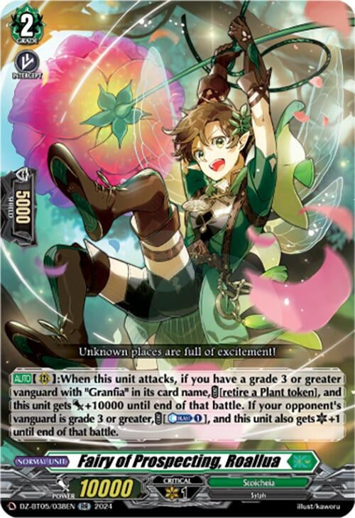 Fairy of Prospecting Roallua (DZ-BT05/038EN) [BT05OA] - Cardfight Vanguard Single