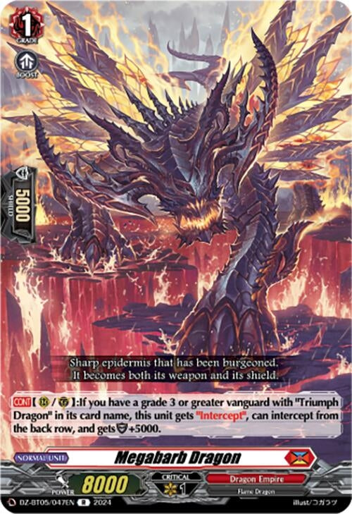 Megabarb Dragon (DZ-BT05/047EN) [BT05OA] - Cardfight Vanguard Single