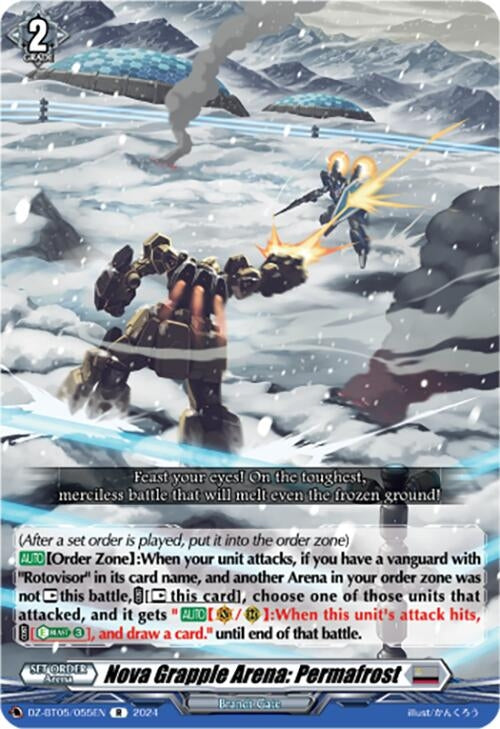 Nova Grapple Arena: Permafrost (DZ-BT05/055EN) [BT05OA] - Cardfight Vanguard Single