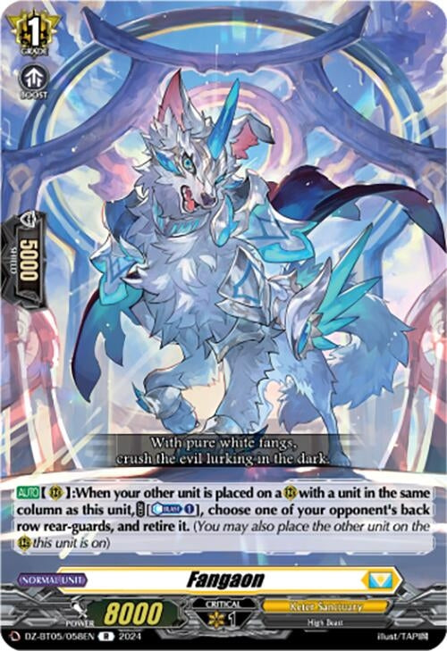 Fangaon (DZ-BT05/058EN) [BT05OA] - Cardfight Vanguard Single