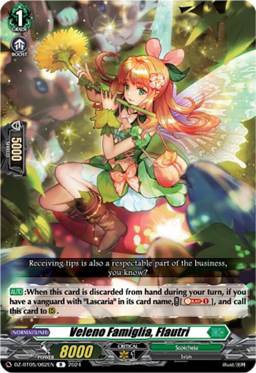 Veleno Famiglia Flautri (DZ-BT05/062EN) [BT05OA] - Cardfight Vanguard Single