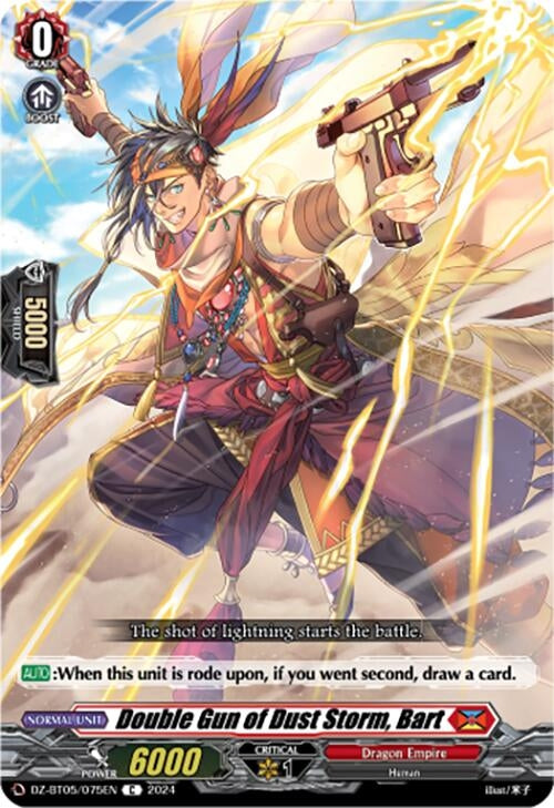 Double Gun of Dust Storm Bart (DZ-BT05/075EN) [BT05OA] - Cardfight Vanguard Single