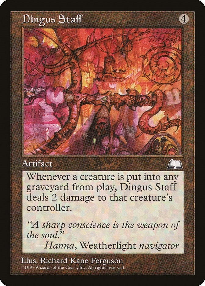 Dingus Staff [WTH] - MTG Single