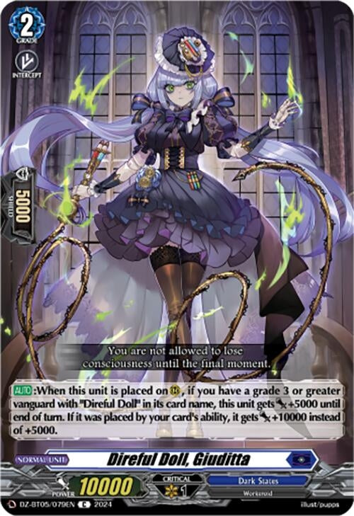 Direful Doll Giuditta (DZ-BT05/079EN) [BT05OA] - Cardfight Vanguard Single