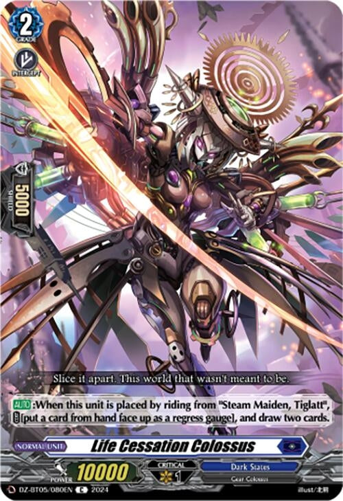 Life Cessation Colossus (DZ-BT05/080EN) [BT05OA] - Cardfight Vanguard Single