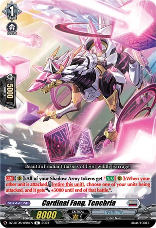 Cardinal Fang Tenebria (DZ-BT05/090EN) [BT05OA] - Cardfight Vanguard Single