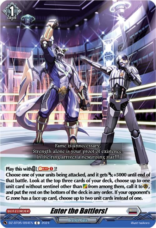 Enter the Battlers! (DZ-BT05/094EN) [BT05OA] - Cardfight Vanguard Single