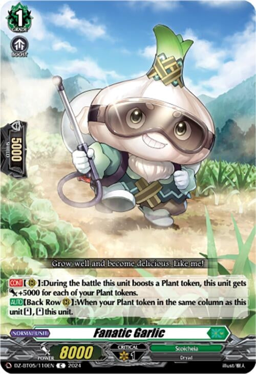 Fanatic Garlic (DZ-BT05/110EN) [BT05OA] - Cardfight Vanguard Single