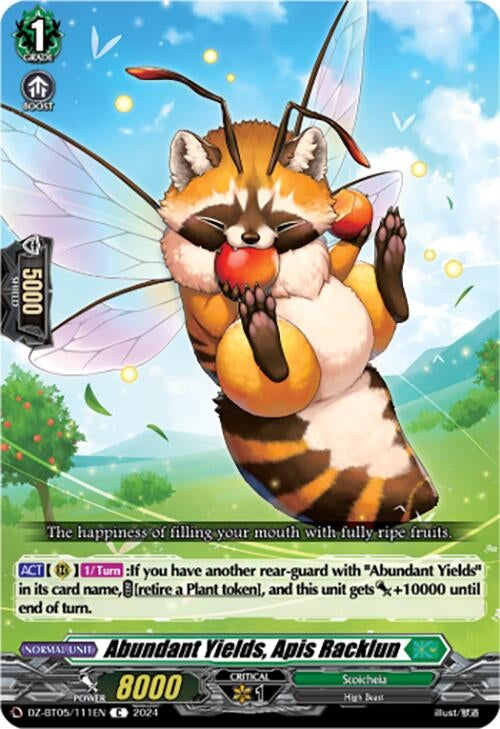 Abundant Yields Apis Racklun (DZ-BT05/111EN) [BT05OA] - Cardfight Vanguard Single