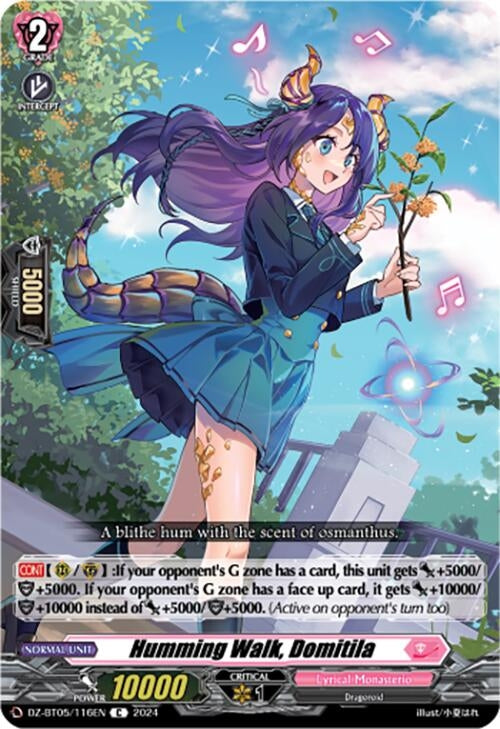 Humming Walk Domitila (DZ-BT05/116EN) [BT05OA] - Cardfight Vanguard Single