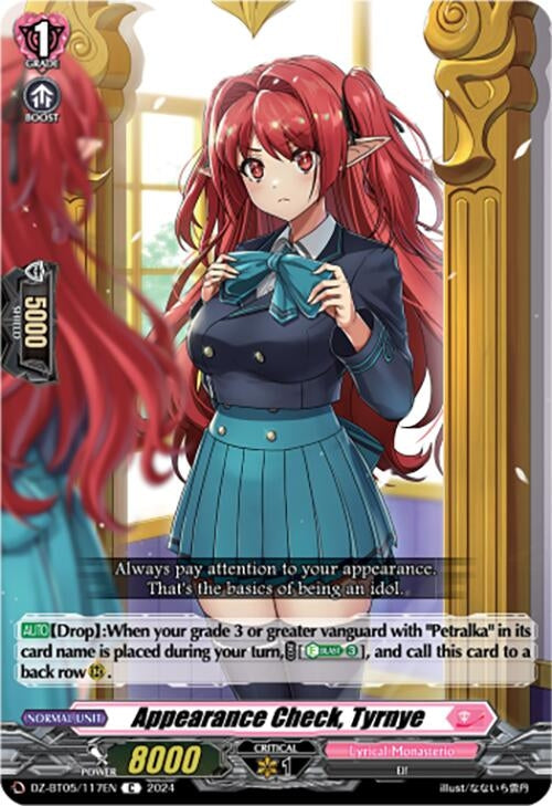 Appearance Check Tyrnye (DZ-BT05/117EN) [BT05OA] - Cardfight Vanguard Single