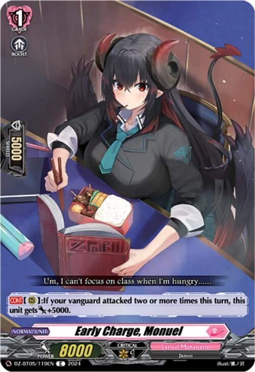 Early Charge Monuel (DZ-BT05/119EN) [BT05OA] - Cardfight Vanguard Single